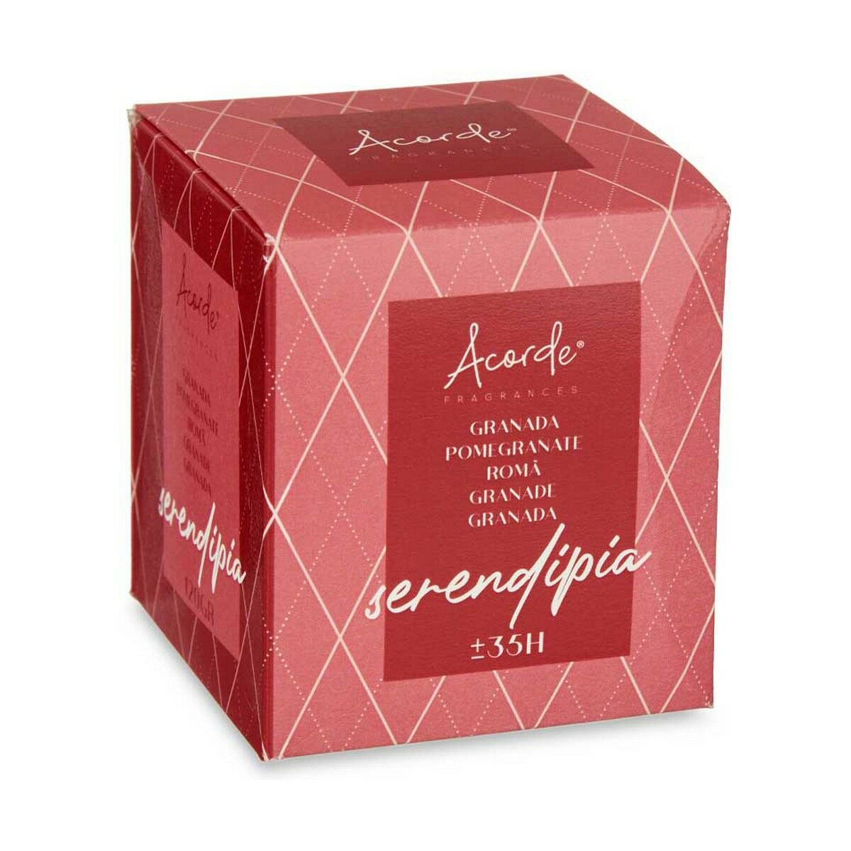 Bougie Parfumée Acorde Grenade 120 g (12 Unités)